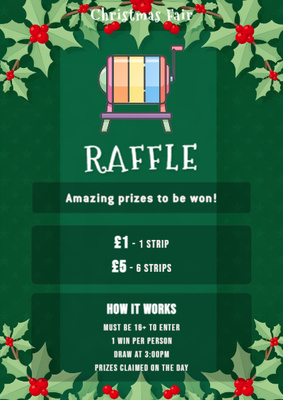 Christmas Stall Sign 2 template
