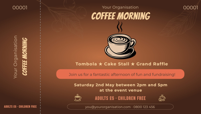 Community-Fundraising Coffee Morning 1 - Event Tickets