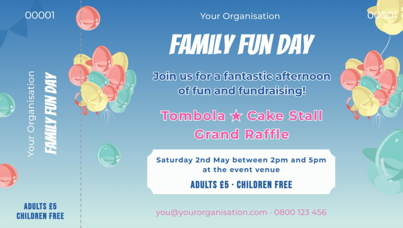 Community-Fundraising Family Fun Day 1 - Event Tickets