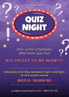 Quiz Night 1 template