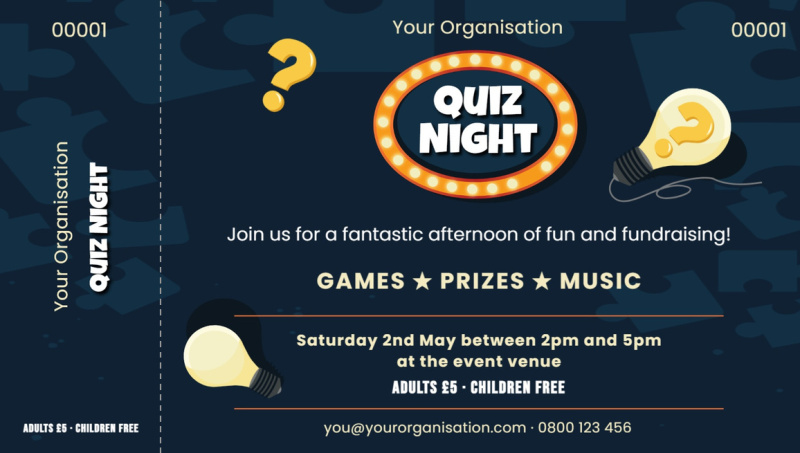 Community-Fundraising Quiz Night 2 - Event Tickets