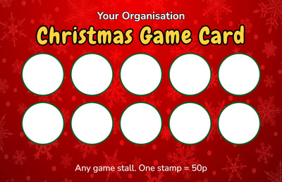 Christmas Games template