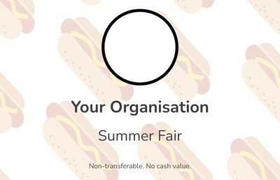 Free Food template, back