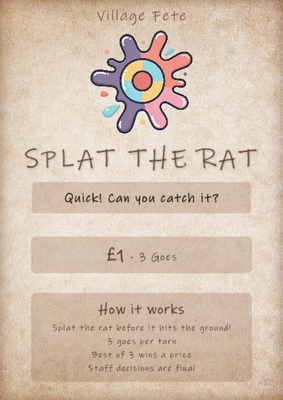 Rustic Stall Sign template
