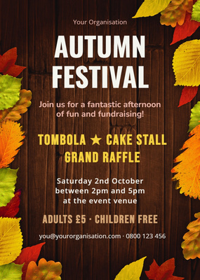 Seasonal Autumn-Harvest - Flyers template