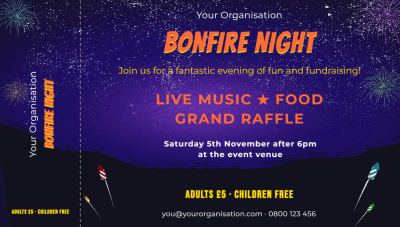 Seasonal Bonfire Night 1 - Event Tickets