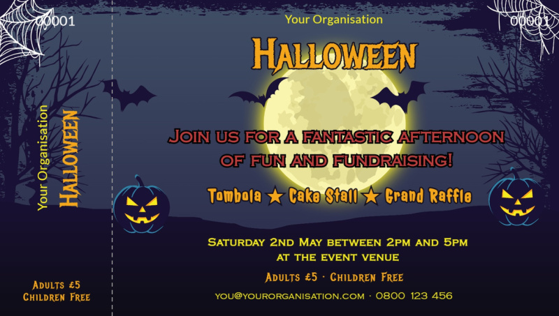 Seasonal Halloween 1 - Event Tickets