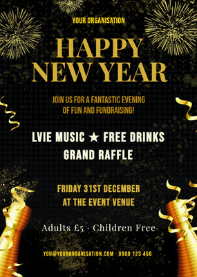 Seasonal New Year - Flyers template