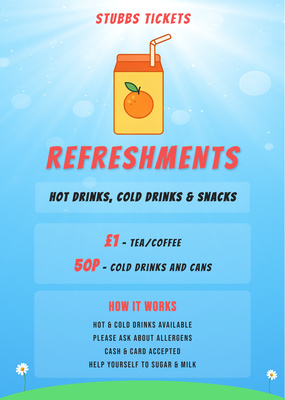 Summer Stall Sign template